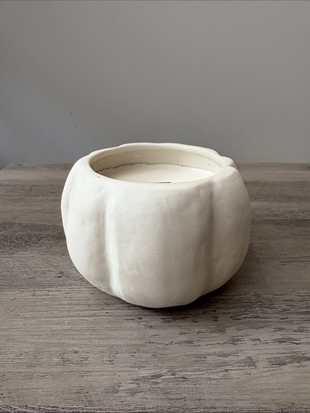 Threshold Cream Ceramic Pumpkin Candle